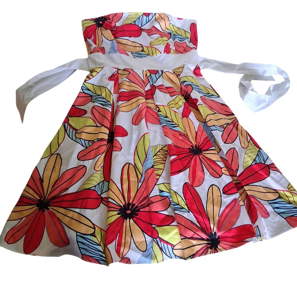 Alyn Paige Floral Strapless Fit & Flare Dress 5/6